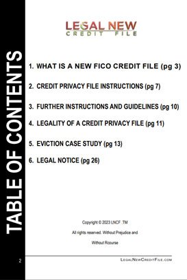 Table of Contents