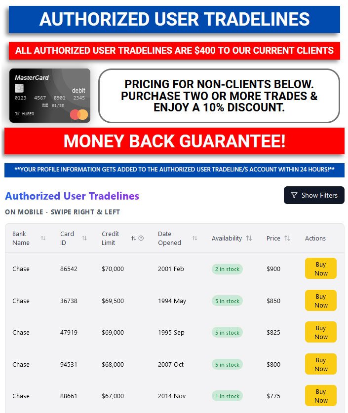 authorized-user-tradelines---credit-boost-with-tradelines---add-tradelines-to-credit---buy-tradelines-online